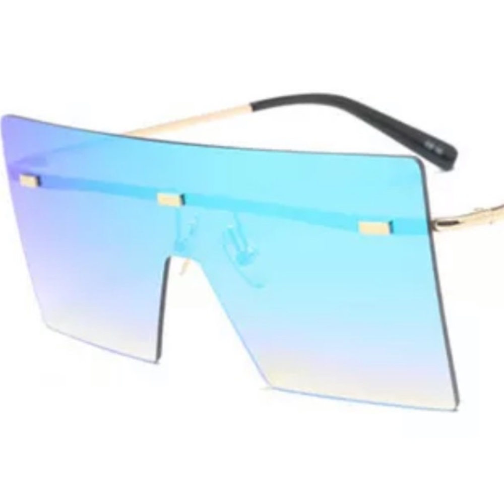 *Price Drop* Oversized Square Rimless Sunglasses - Picture 2 of 3